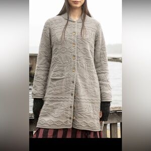 Gudrun Sjoden Textured Gray Cardigan
